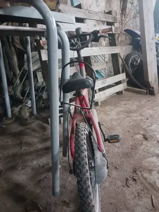 Bicicleta infantil roja