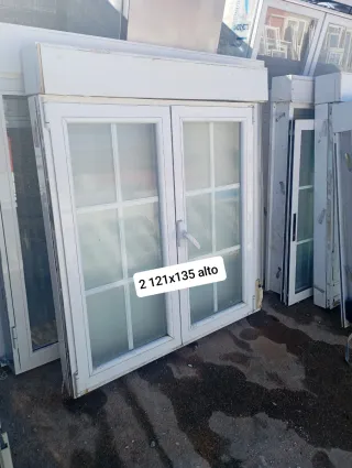 Ventana aluminio corredera 152x137