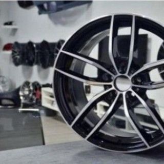 JUEGO DE 4 LLANTAS 18 STAR BLK VW039 5x100