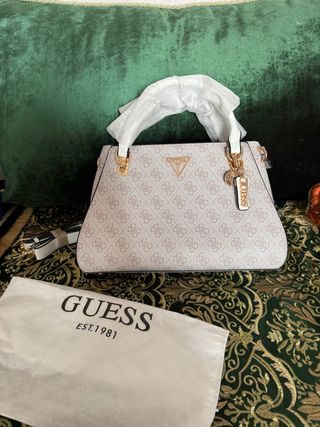 Bolso Guess Beige y Dorado