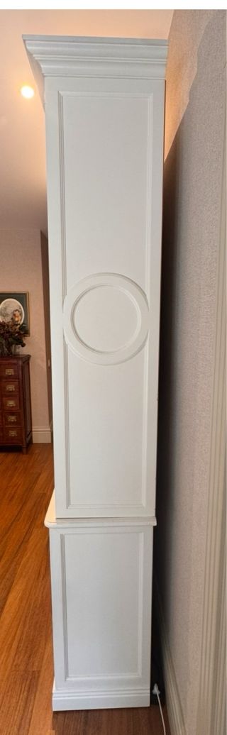 MUEBLE LIBRERIA LACADO EN BLANCO