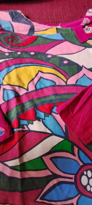 Camiseta niña manga larga estampada