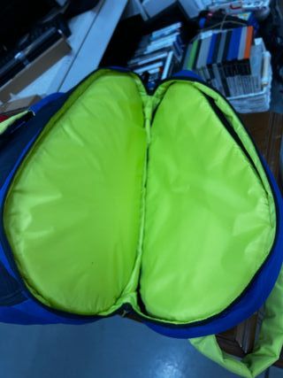 Mochila ARTENGO pádel azul y amarilla