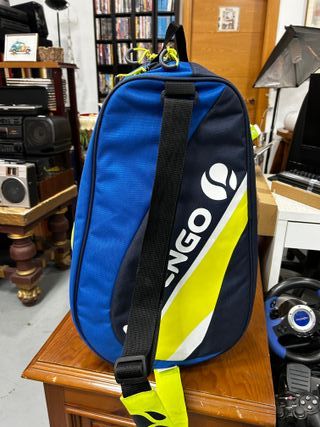 Mochila ARTENGO pádel azul y amarilla