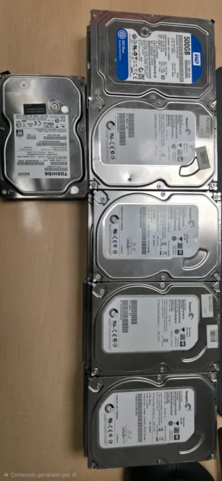 Lotes Discos Duros HDD 500GB 3,5" y 2,5"