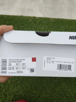 Zapatillas Clavos Nike Air zoom Victory. Talla 45