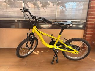 Bici B-Pro infantil amarilla 16