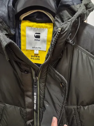 Abrigo G-STAR M L Parka largo Chaqueton plumon xwz