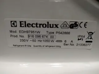 Secadora con  Bomba de Calor Electrolux A
