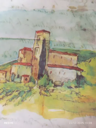 Piatto vintage ceramica decorato Williams Sonoma