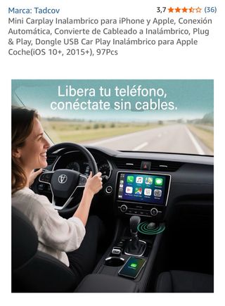 Adaptador Inalámbrico CarPlay Mini