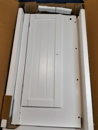 Armario Esquinero VASAGLE Blanco Nube 60×33,6×80cm