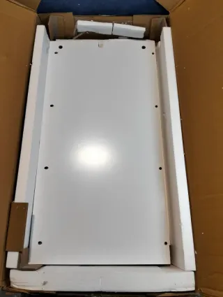 Armario Esquinero VASAGLE Blanco Nube 60×33,6×80cm