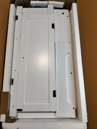 Armario Esquinero VASAGLE Blanco Nube 60×33,6×80cm