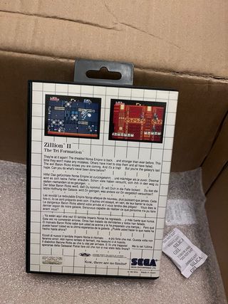 Zillion II Sega Master System Juego