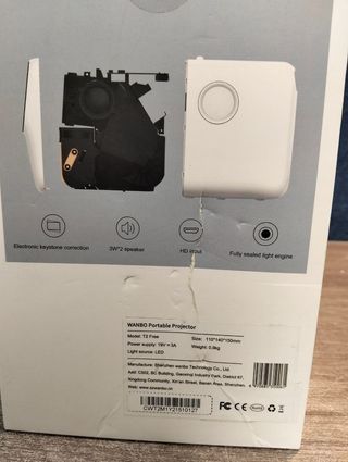 Proyector Xiaomi WANBO T2 Free Multicolor