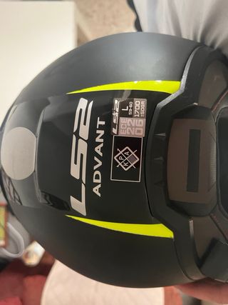 Casco LS2 Advant + Intercomunicador