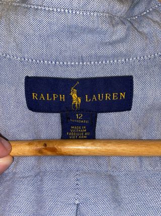 Camisa Polo Ralph Lauren azul
