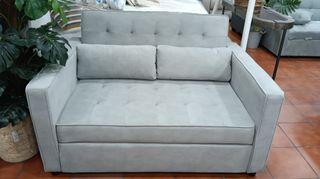 Sofá Cama Gris 132cm