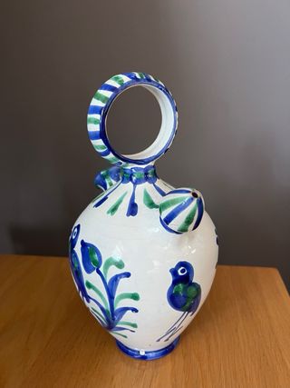 Botijo y jarra vintage Fajalauza