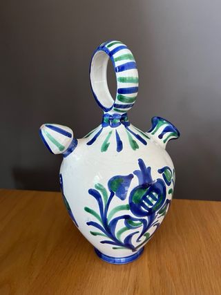 Botijo y jarra vintage Fajalauza