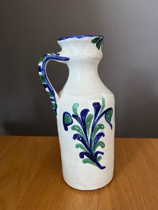 Botijo y jarra vintage Fajalauza