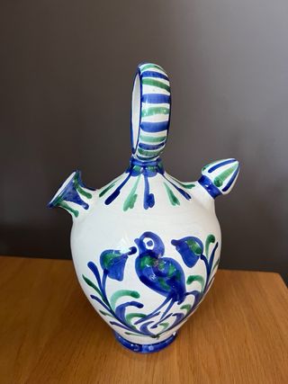 Botijo y jarra vintage Fajalauza