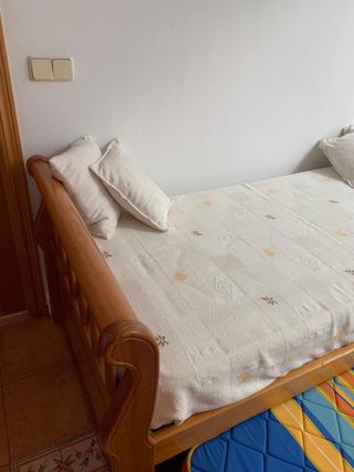 Cama nido doble de madera