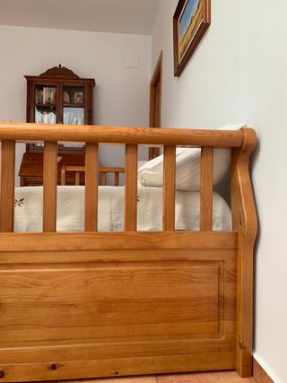Cama nido doble de madera