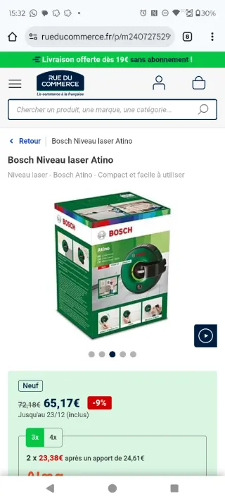 Metro Láser Bosch Atino Nuevo Precintado