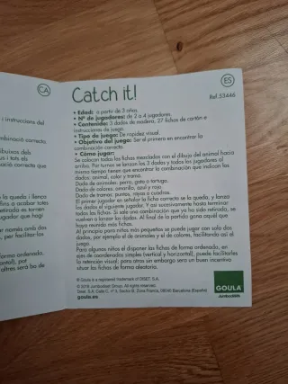 Juego Catch it! Goula