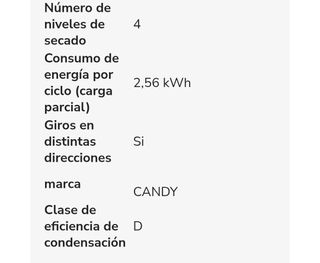 Secadora Candy CSEC8LFS Smart