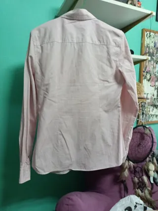 Blusa de rayas rosas para mujer