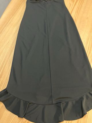 Vestido Negro Halter Talla M