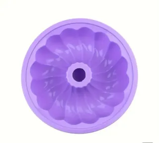 Molde silicona pastel redondo morado