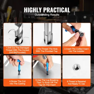 Kit di Riparazione Filetti Set 338 Riparazione