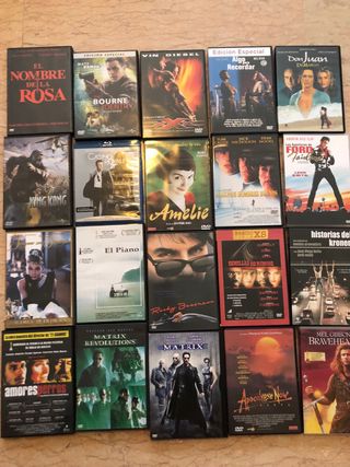 Colección 75 DVDs Películas Variadas