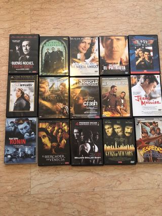 Colección 75 DVDs Películas Variadas