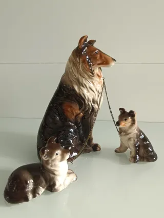 Figuras Perros Kato Kogei Cerámica