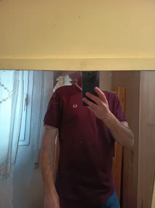 Polo Fred Perry Morado Talla M