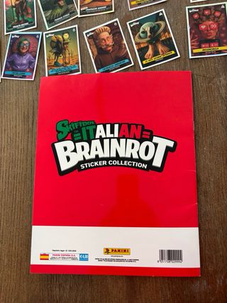 Álbum Italian Brainrot + 20 Cromos