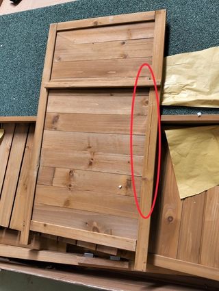 Armario exterior madera Sundy 44×140×162 cm KNH1110