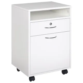 Cajonera Oficina Blanca con Cerradura