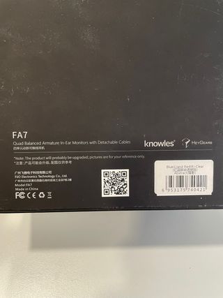 FiiO FA7 IEM Hi-Res + cable 2.5mm balanceado