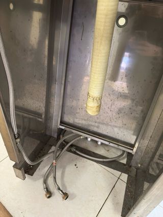 Lavamanos industrial de pie agua fría/caliente