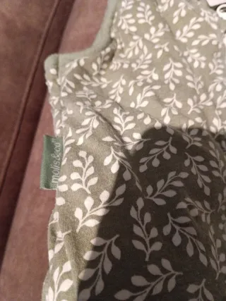 Saco bebé dormir estampado hojas talla 1 tot 2'5