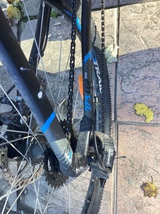 Bicicleta MTB Rockrider 520, gris, talla M