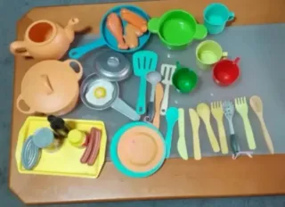 Cocinita de madera infantil