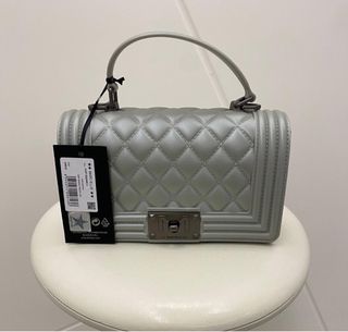 Borsa Marc Ellis FLAT SQUARE S Grigio