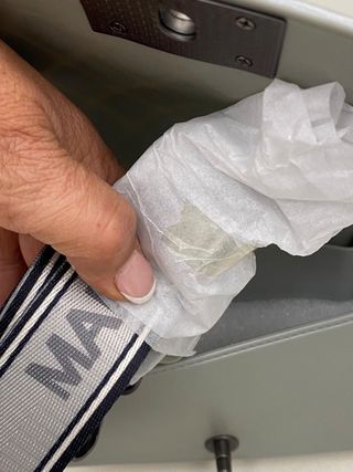 Borsa Marc Ellis FLAT SQUARE S Grigio